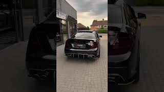 How good does the old school V8 sound  🔊 c63 mercedes [upl. by Eerahc]