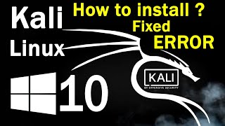 Fixed  Install Kali Linux on Windows 10 Win subsystem for linux optional component is not enabled [upl. by Ellehcear]