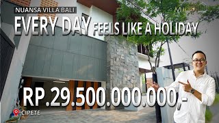 NUANSA VILLA BALI EVERYDAY FEELS LIKE A HOLIDAY [upl. by Ahselyt]