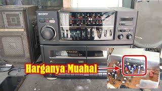 Servis Tape Sony CFSKW775 Rusak Tidak Bunyi [upl. by Jasik]