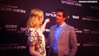 Andrew Garfield amp Emma Stone  Im holding a heart [upl. by Porty]