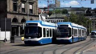 Strassenbahn Zürich  Impressionen Teil 1 Sommer 2010 [upl. by Aihtak]