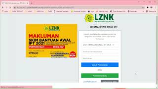 TUTORIAL VIDEO PERMOHONAN BANTUAN AWAL IPT LEMBAGA ZAKAT NEGERI KEDAH [upl. by Ma]