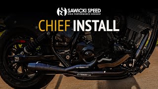 Sawicki Speed Indian Chief Exhaust Install Instructions [upl. by Imugem881]