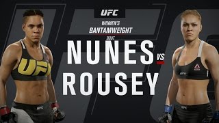 UFC 2 ● AMANDA NUNES VS RONDA ROUSEY ● ЖЕНСКОЕ MMA ДРАКИ НОКАУТЫ [upl. by Mcdermott]