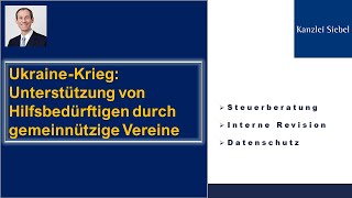 UkraineKrieg Wie können gemeinnützige Vereine helfen [upl. by Laws]