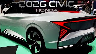 2026 HONDA CIVIC  All New Interior and Exterior Future Design [upl. by Lezah]