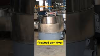 150kgh firewood garri fryer [upl. by Arleyne]