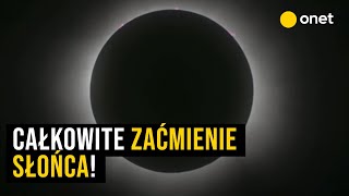 Całkowite zaćmienie Słońca w Ameryce Północnej [upl. by Elleinwad239]