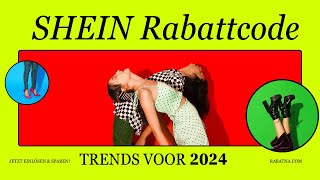 SHEIN Rabattcode und Gutscheine 2024 🔥 Jetzt einlösen amp sparen [upl. by Nnyllatsyrc]