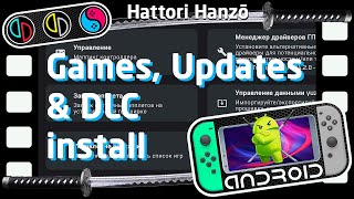 How to correctly install Games Updates amp DLC on Yuzu emulator for Android devices [upl. by Fairfield]