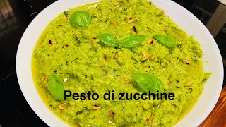 Pesto di zucchine Ottimo per condire la pasta il risosul panesulle patate ￼ [upl. by Akeit]