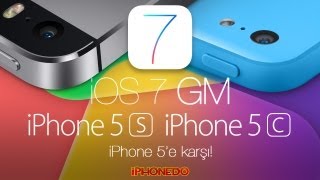 iPhone 5s ve 5c 5 arasındaki farklar iOS 7 GM ile gelen yenilikler [upl. by Stanleigh]