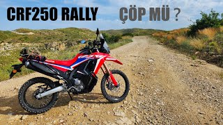 HONDA CRF 250 RALLY TEST  REVIEW  NORMAL VATANDAŞ MOTORSİKLET YORUMLUYOR  ANTALYA  TÜRKİYE [upl. by Lichter]