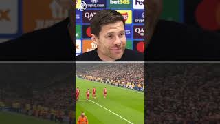 Xabi Alonso explains how Anfield atmosphere affected Leverkusen players lfc [upl. by Port436]