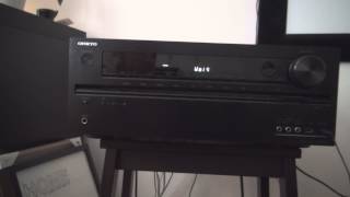 Onkyo TXNR509 problem no sound [upl. by Dickey]