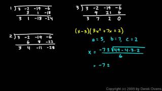 Algebra 2 607e  Rational Zeros Theorem Part 5 [upl. by Loats]