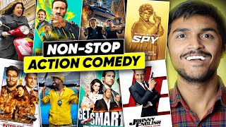 Top 10 Best Action Comedy Movies Evermade by Hollywood  Comedy Movies in Hindi [upl. by Kehr]