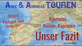 Portugal Wohnmobil Tour  Unser Fazit [upl. by Twum]