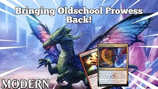 Bringing Oldschool Prowess Back  Izzet Prowess  Modern  MTGO [upl. by Osicran]