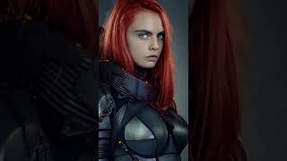 Cara Delevingne with Red Hair Valerian and the City of a Thousand Planets 👩‍🦰 [upl. by Eseeryt]