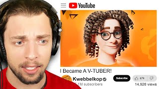 Reacting To Kwebbelkop AI [upl. by Reifinnej]