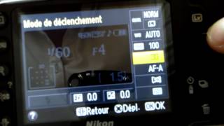 Navigation rapide pour utiliser les options de votre Nikon D3200 [upl. by Rosol122]