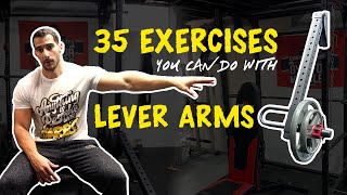 35 Exercises You Can Do With Lever Arms At Home  Using Bells of Steel Lever Arms [upl. by Pebrook]