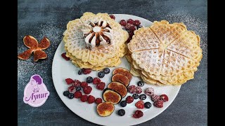 Das Beste Waffel Rezept aller Zeiten I Grundrezept für leckere Waffeln [upl. by Wittie172]