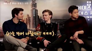 VOSTFR Wine amp beer Maze Runner set  Dylan OBrien Ki Hong Lee amp Thomas Sangster The Death Cure [upl. by Rycca]