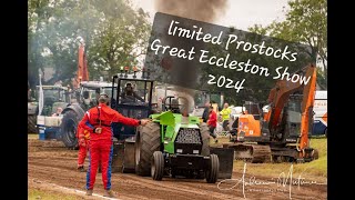 Tractor Pulling  Great Eccleston Show 2024  Limited Prostocks [upl. by Alberic]