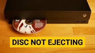 How To Manually Eject XBOX One X Disc  Game Stuck Inside [upl. by Lashonde]