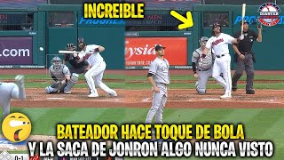 ESTE BATEADOR TOCA la BOLA y la SACA de JONRÓN ALGO NUNCA ANTES VISTO en la HISTORIA LA VERDAD  MLB [upl. by Akimal]