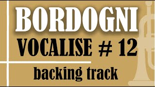 Bordogni  Vocalise 12 Backing Track [upl. by Balling]