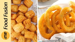 2 Crispy Potatoes Snacks Recipes by Food Fusion [upl. by Glori686]