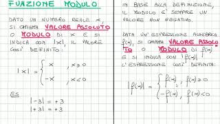 Funzione modulo [upl. by Sakmar]