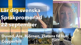 239 språkpromenad  Lär dig svenska svenskamedmarie [upl. by Silyhp]