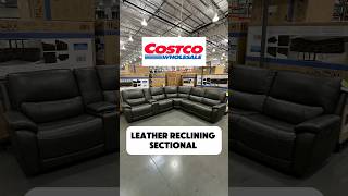 Costco Find July 2024 Leather Power Reclining Sectional costco homefurniture shorts [upl. by Sarad]