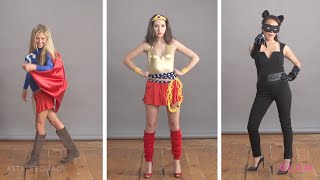 DIY Superhero Halloween Costumes  Style Squad ★ Glamcom [upl. by Madeleine]