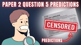 Has The OFFICIAL GCSE English Language Paper Been LEAKED Question 5 PREDICTIONS  Top Tips‼️ [upl. by Massimo]