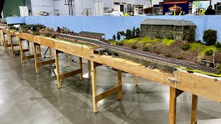 Sneak Peak behind the scenes at The Warley At Statfold Model Railway Exhibition 2024 Part 2 [upl. by Dann]