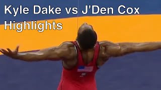 Kyle Dake vs JDen Cox Highlights [upl. by Nreval]