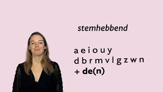 Verleden tijd stemhebbend en stemloos [upl. by Charissa]