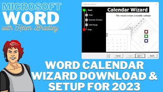 Word Calendar Wizard  Setup to work in 2023 READ THE PINNED COMMENT FOR NEW DOWNLOAD LINK [upl. by Antipus423]