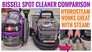 Bissell SpotClean Pet Pro vs Bissell Little Green Hydrosteam Comparison [upl. by Wollis]