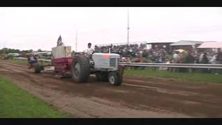 Oliver 88 pulling tractorAlmelund MN [upl. by Inalel]