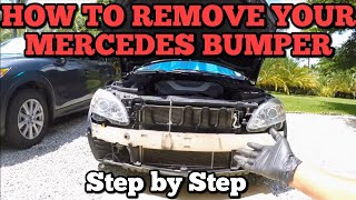 How to Remove Your Mercedes Bumper [upl. by Inalaehon]