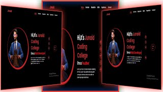 How To Build amp Portfolio Website Design Using HTML amp CSS  Step by Step Tutorial 2024 [upl. by Okimuy147]