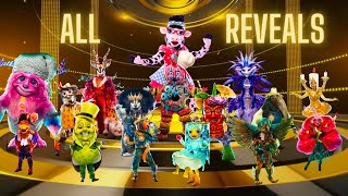 All Season 10 Reveals  The Masked Singer US [upl. by Bensky]