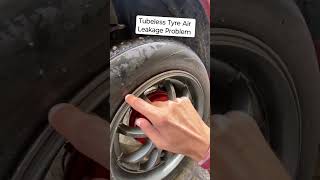 Tubeless Tyre Air Leakage Problem [upl. by Iva]